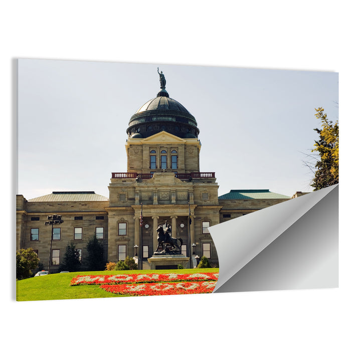 Montana State Capitol Dome Wall Art as a poster print