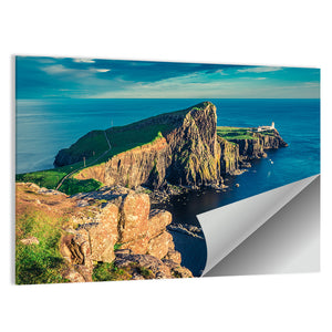 Sunset At The Neist Point Lighthouse Wall Art