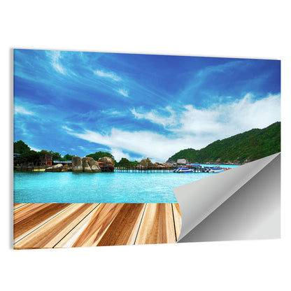 Nang Yuan Island Dock View Wall Art