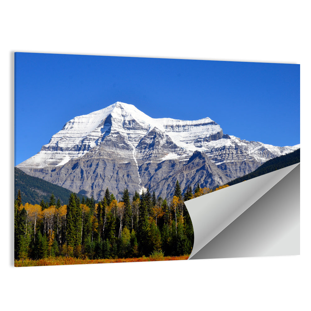 Mount Robson Autumn Landscape Wall Art