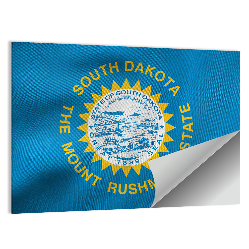 South Dakota State Flag Wall Art