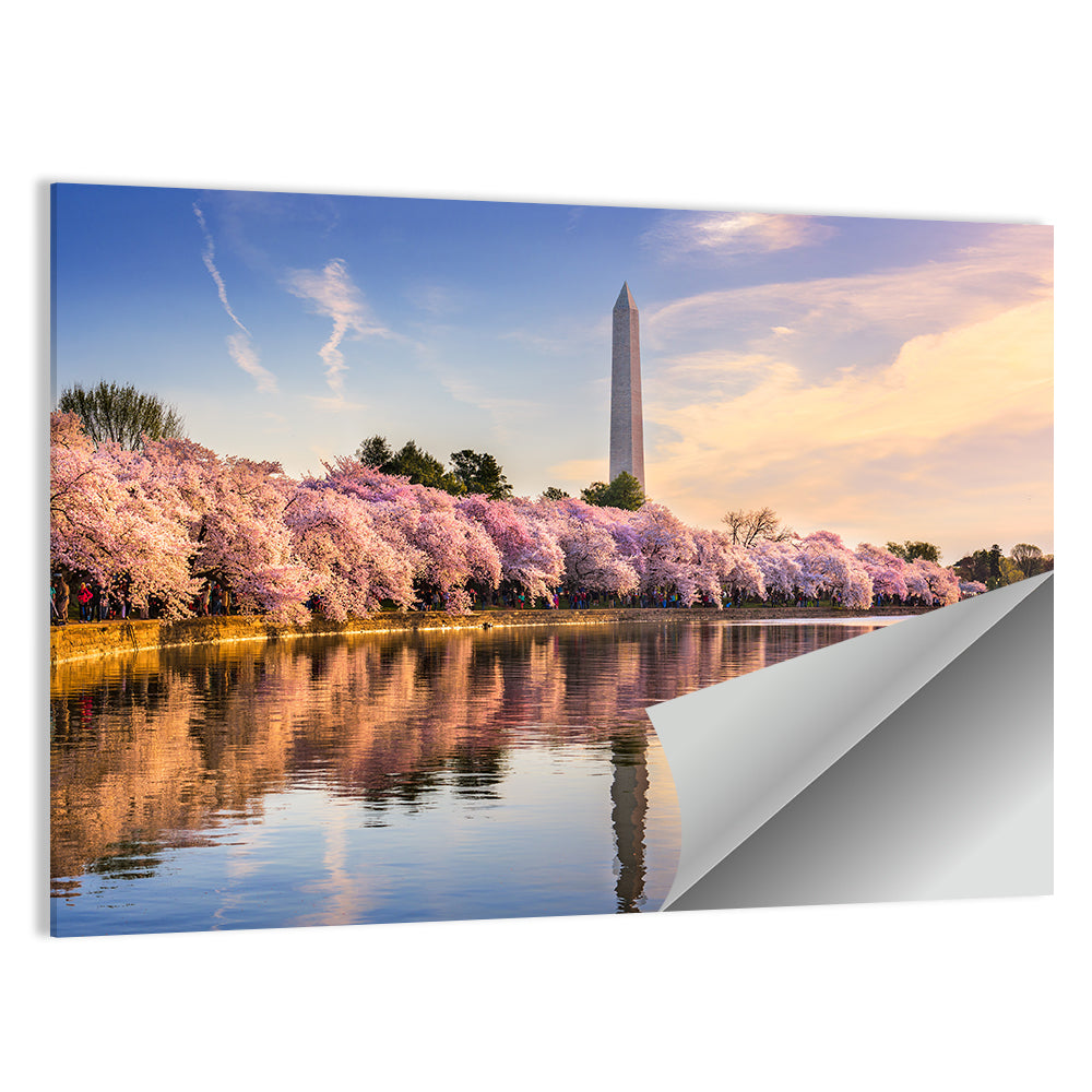 Washington Monument at Tidal Basin Wall Art
