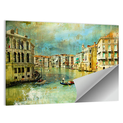Venice Gondola on the Grand Canal Wall Art