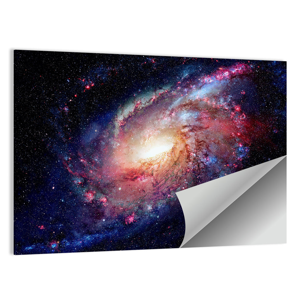 Spiral Galaxy and Nebula Wall Art