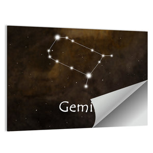 Gemini Horoscope Constellation Wall Art