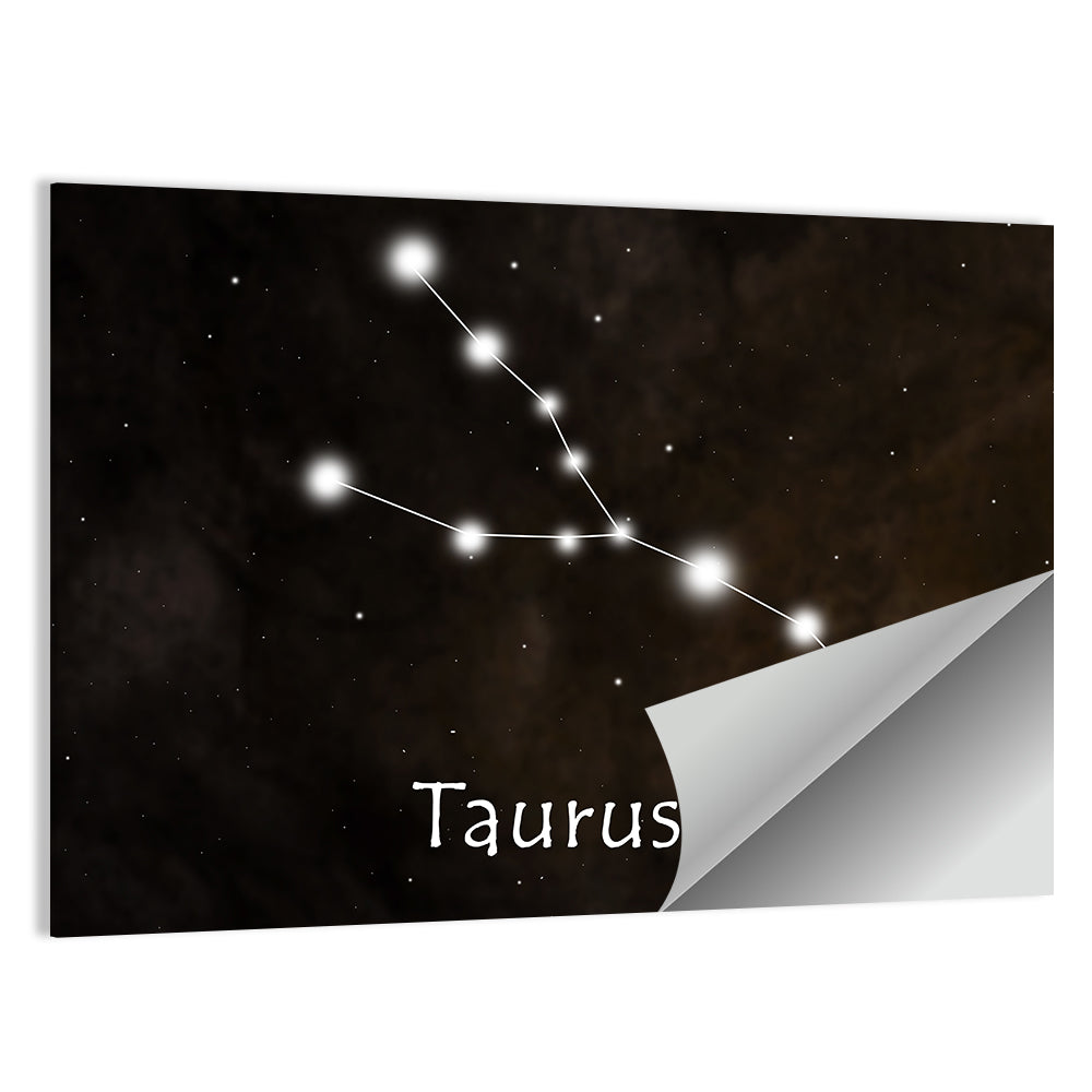 Taurus Constellation Chart Wall Art