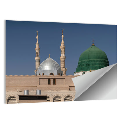 Green Dome of Al-masjid An-nabawi Wall Art