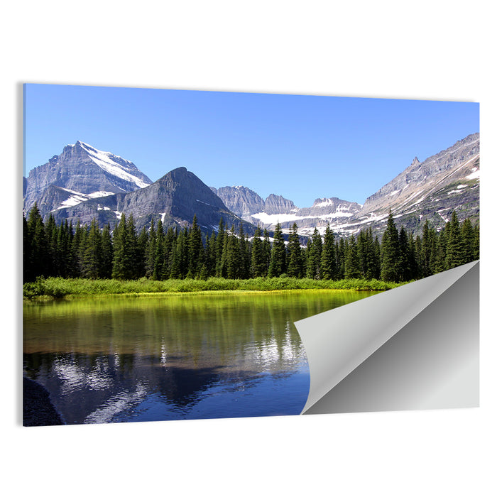 Swift Current Lake Reflection Wall Art as a poster print