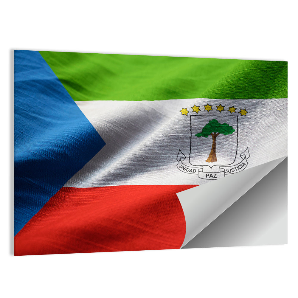 Equatorial Guinea Flag Wall Art