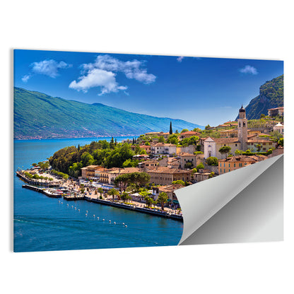 Limone Sul Garda Waterfront View Wall Art