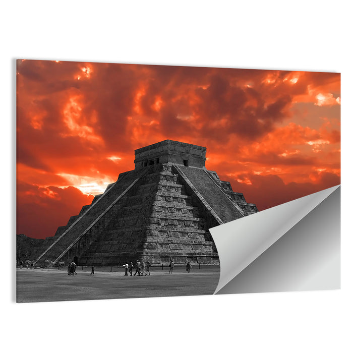 El Castillo Chichen Itza Wall Art as a poster print