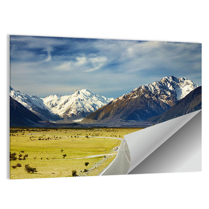 Road to Aoraki Mount Cook Wall Art