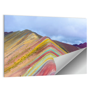 Rainbow Mountain In Peru Wall Art