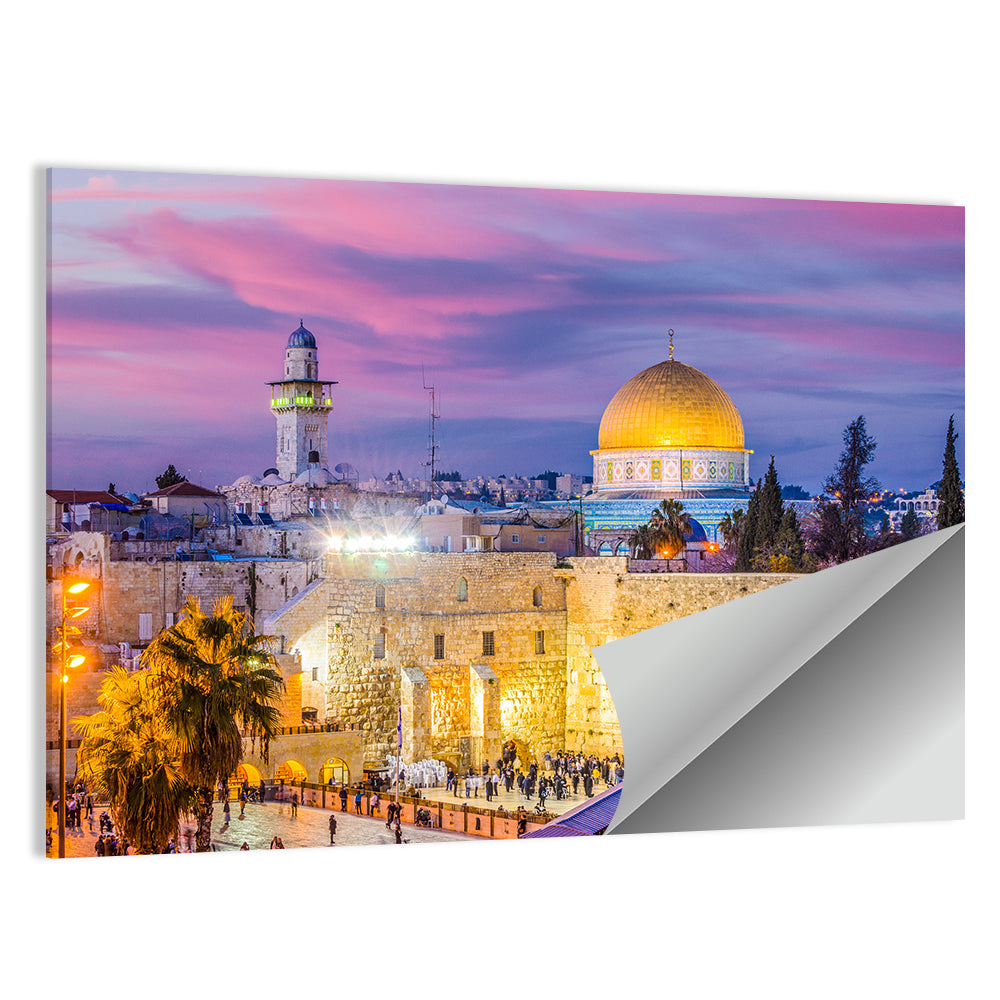 Temple Mount and Western , Jerusalem Wall Art