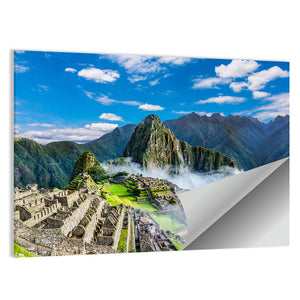 Machu Picchu In Mountains Wall Art