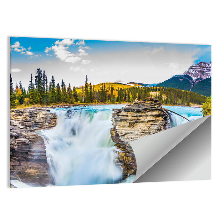 Athabasca Falls, Jasper Wall Art as a poster print