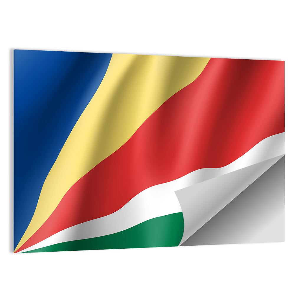 Seychelles Flag Wall Art