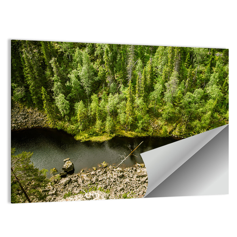 River Through Finnish Forest Wall Art
