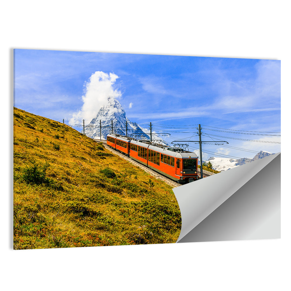 Gornergrat Railway at Zermatt Wall Art