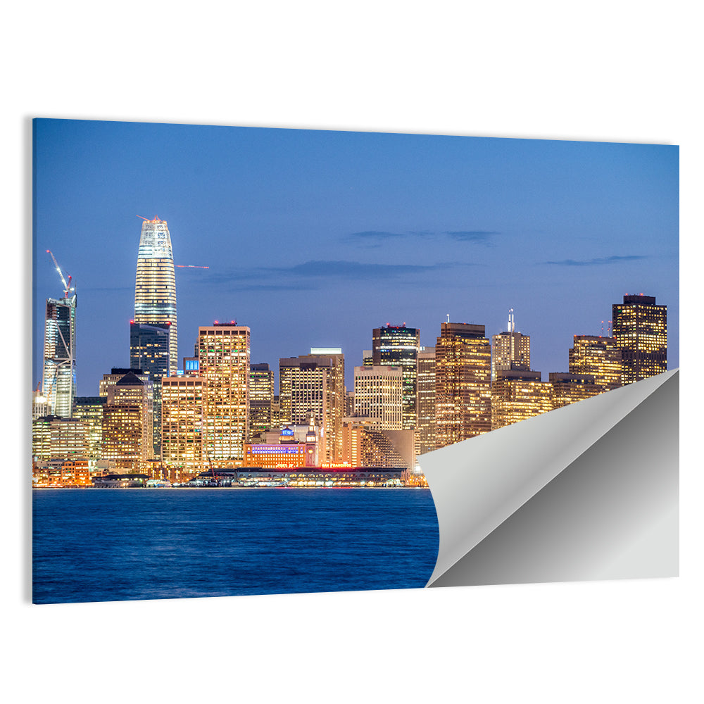 San Francisco Skyline at Twilight Wall Art