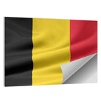 Waving Belgian Flag Wall Art