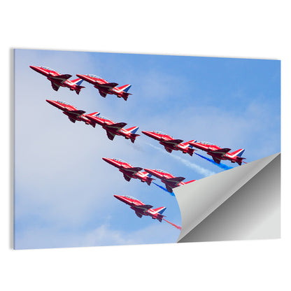 Dutch Nine-jet Formation Wall Art