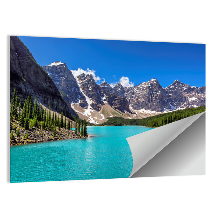 Turquoise Moraine Lake, Banff Wall Art as a poster print
