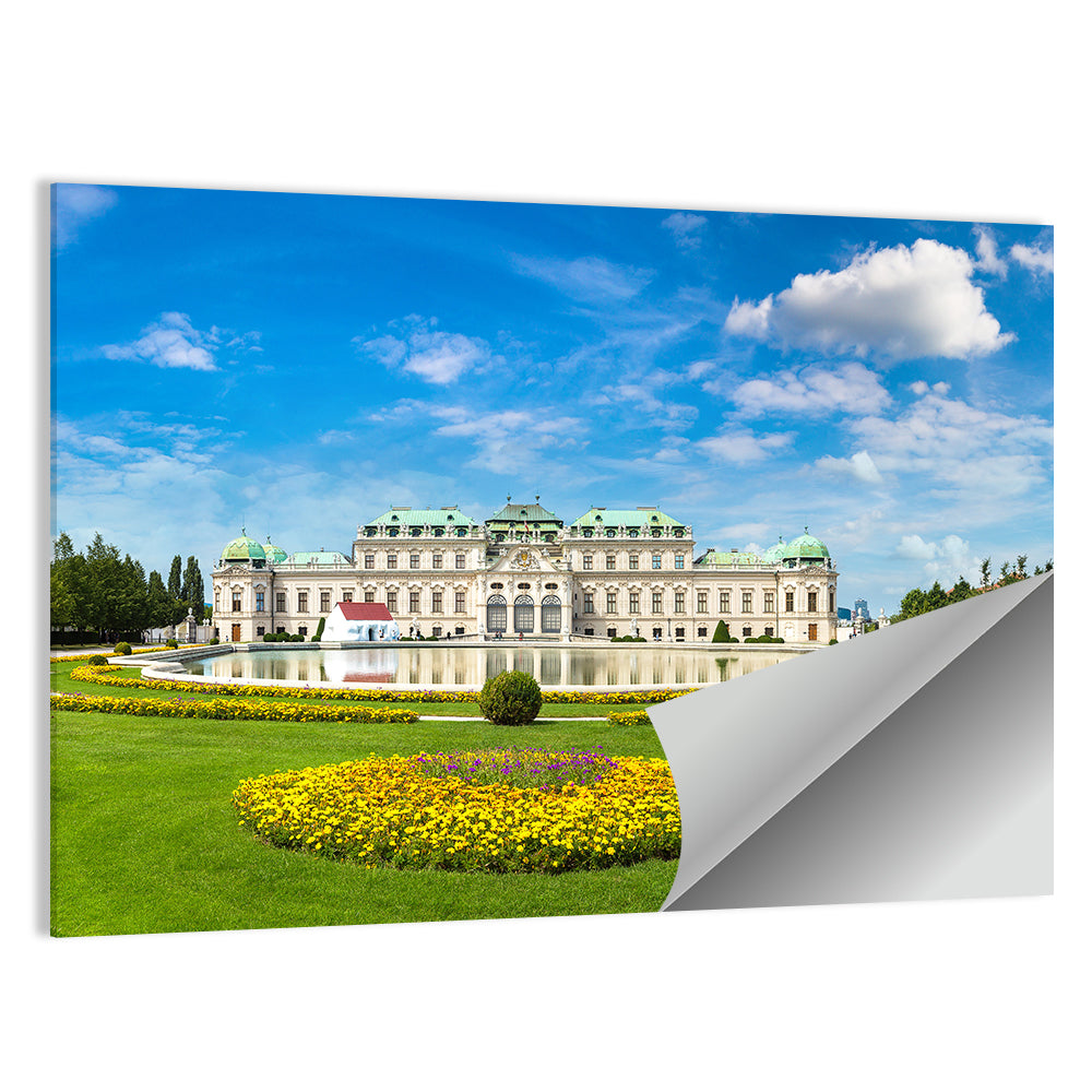 Belvedere Palace Garden View, Vienna Wall Art