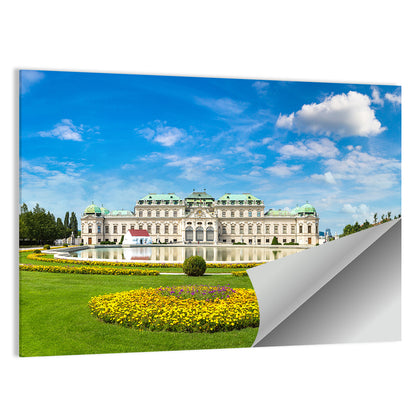Belvedere Palace Garden View, Vienna Wall Art