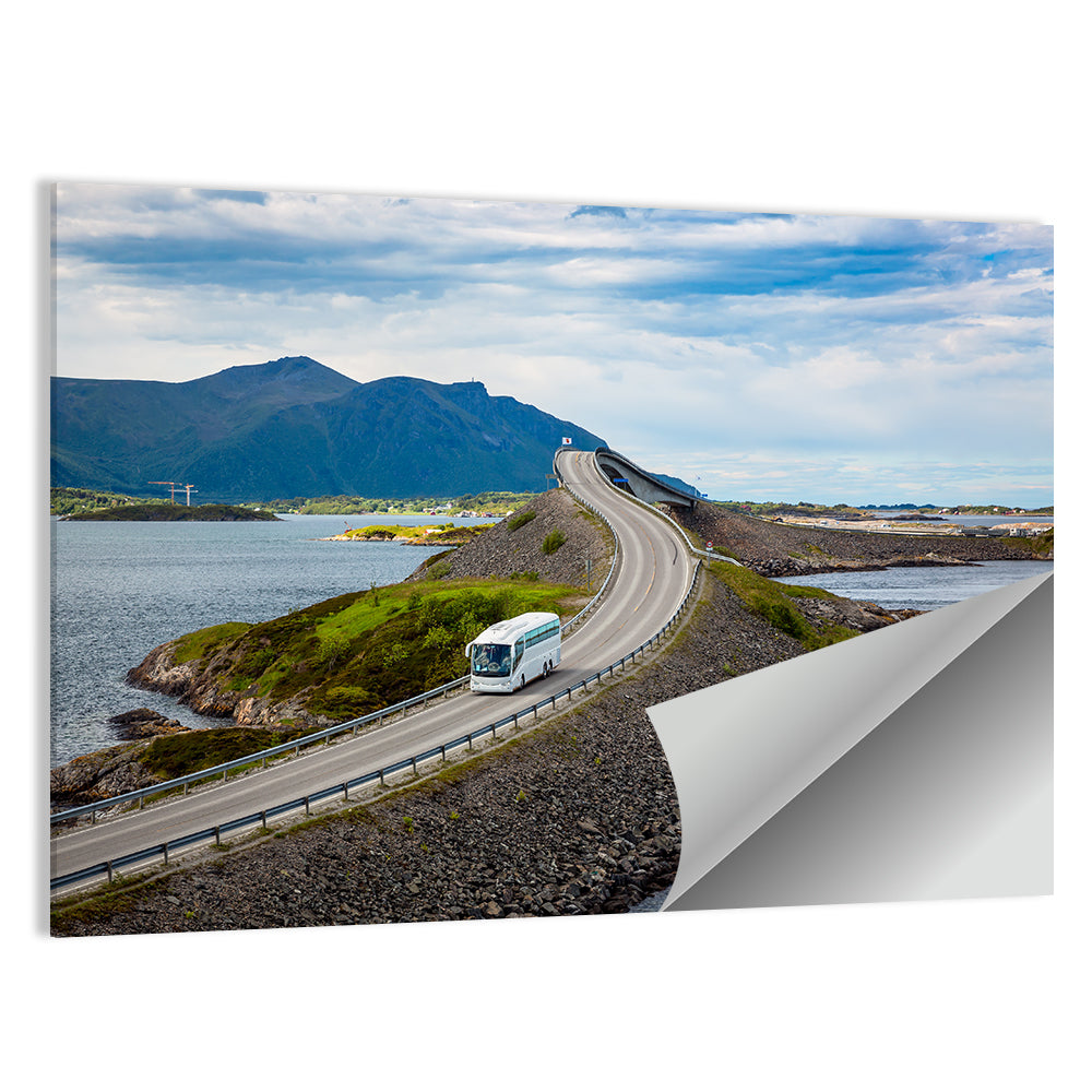 Storseisundet Bridge, Atlantic Road Norway Wall Art