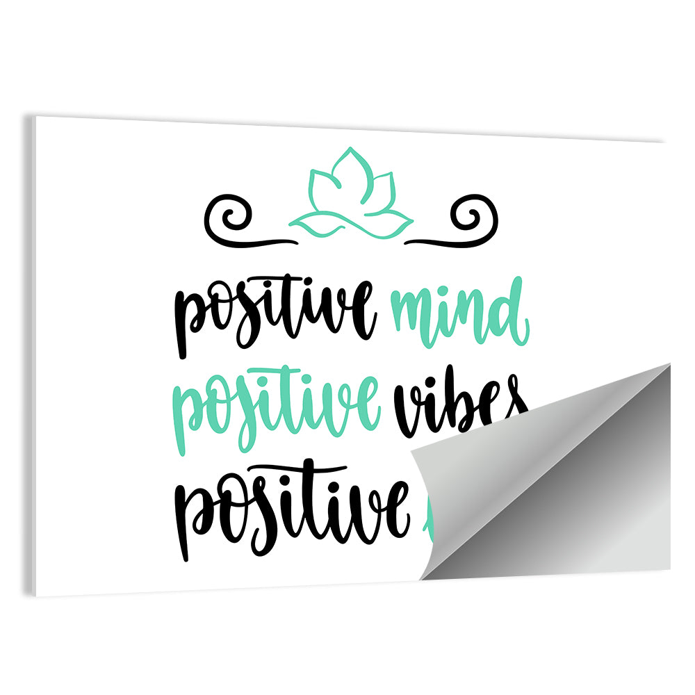 Lotus Yoga Inspirational Quote Wall Art