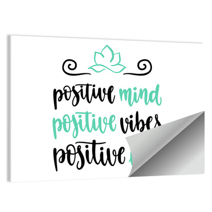 Lotus Yoga Inspirational Quote Wall Art