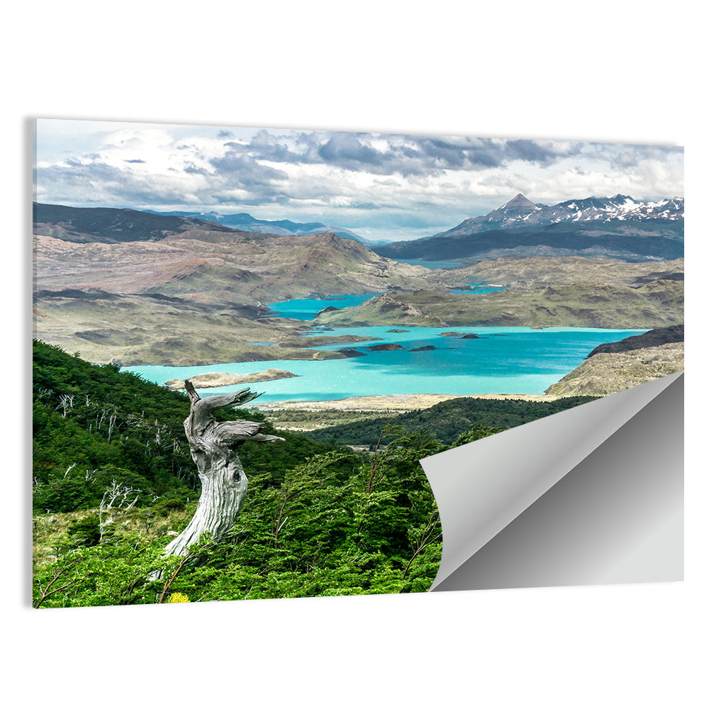 Hiking to Britanico Wall Art