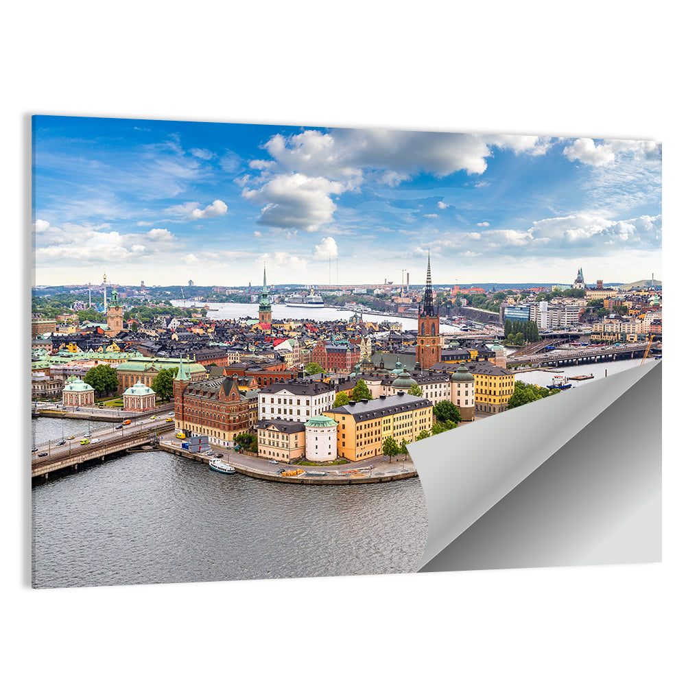 Gamla Stan Harbor, Stockholm Wall Art