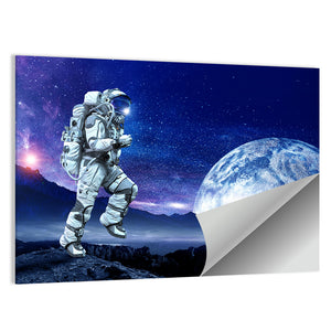 Running Spaceman Wall Art