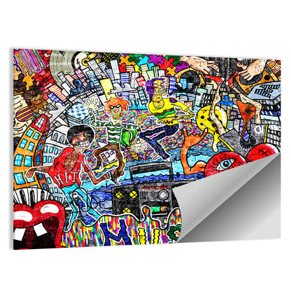 Urban Music Collage Wall Art