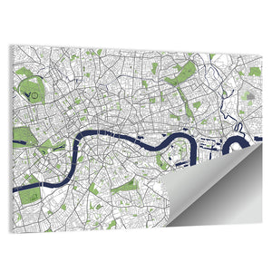 London City Map Wall Art