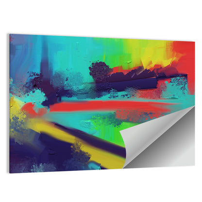 Vibrant Abstract Color Study Wall Art