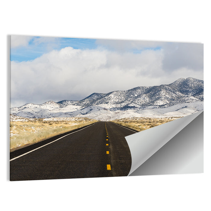Great Basin Central Nevada Highway Wall Art as a poster print