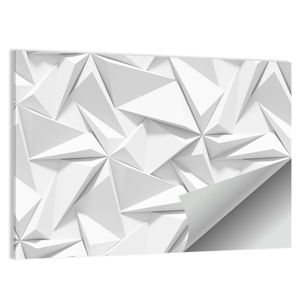 Origami Paper Geometric Pattern Wall Art