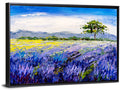 Lavender Field in Provence Wall Art
