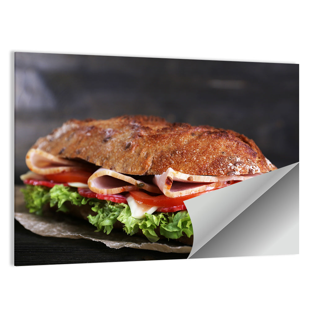 Toasted Ham and Vegetable Sandwich Wall Art