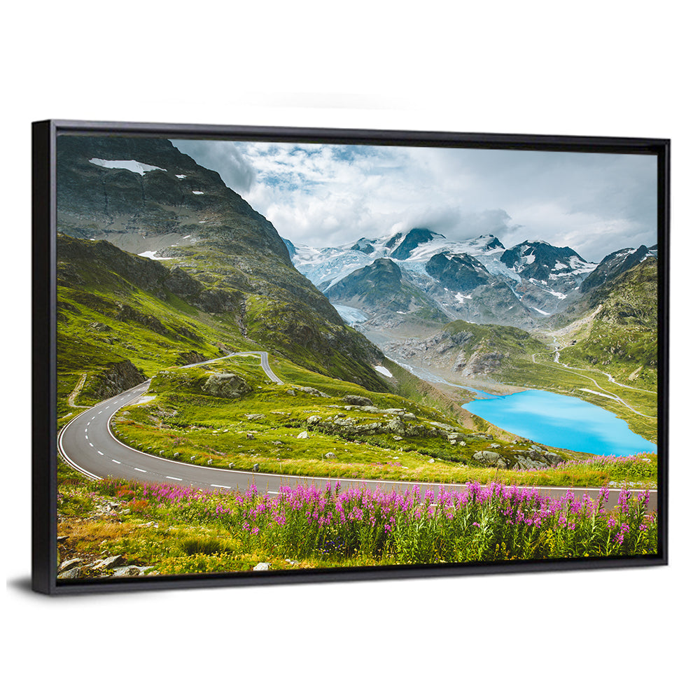 Winding Road Through the Swiss Alps Wall Art