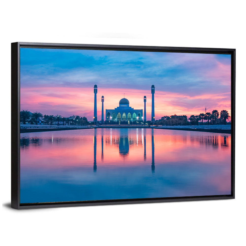 Central Mosque of Songkhla at Sunset Wall Art