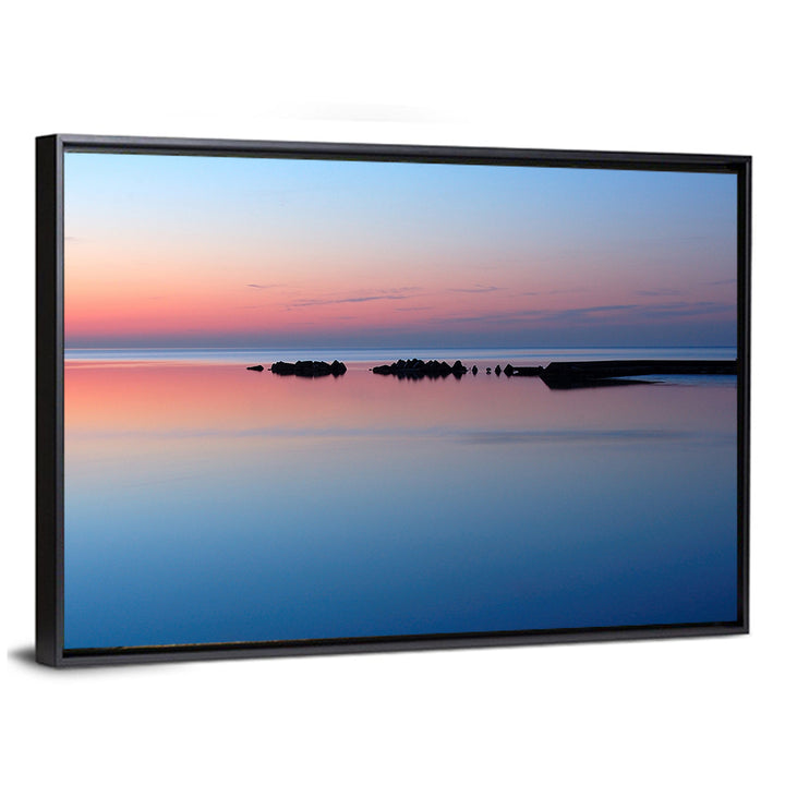 Lake Ontario Sunset Reflection Wall Art