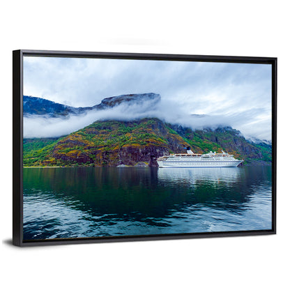 Cruise Ship on Hardanger Fjorden Wall Art