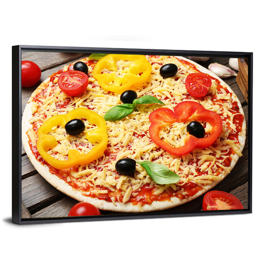 Pizza Ingredients Close-up Wall Art
