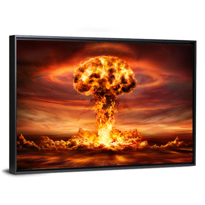 Nuclear Mushroom Cloud Wall Art