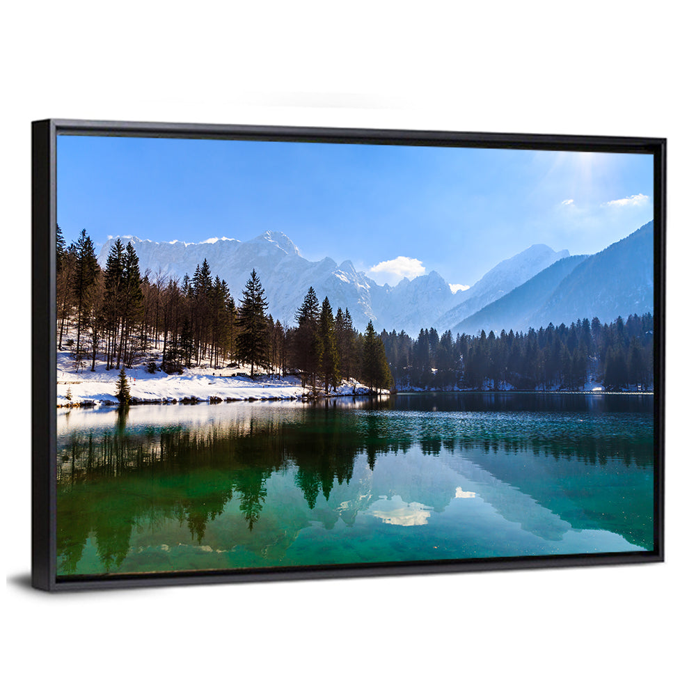 Alpine Lake Reflection Wall Art