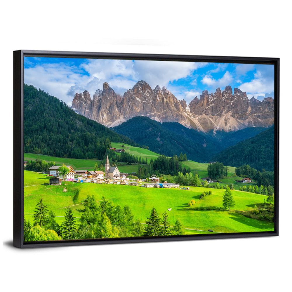 Santa Maddalena Village, Dolomites Wall Art